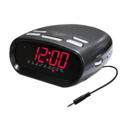Nero Clock Radio With MP3 Player Input Cable