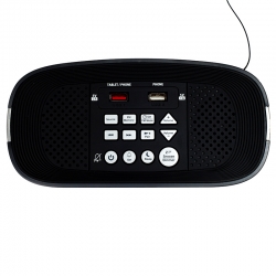 Nero Titanium Bluetooth Alarm Clock Radio