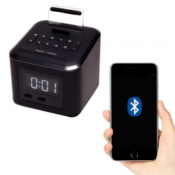Nero Cube Bluetooth Alarm Clock Radio