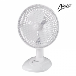 Nero 15cm Desk Fan White